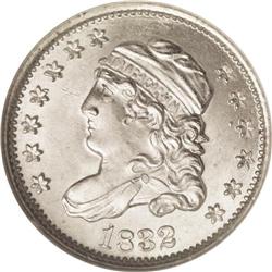 1832 H10C MS66 NGC. V-8, LM-5, R.1.This attractive hal 