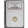 Image 1 : 1853 H10C Arrows MS65 NGC. A gorgeous Gem half dime wh 