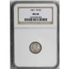 Image 1 : 1861 H10C MS66 NGC. A magnificently preserved Premium 