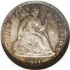 Image 1 : 1861/0 H10C MS65 NGC. A deeply toned and richly detail 