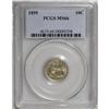 Image 3 : 1859 10C MS66 PCGS. Impeccable surfaces are extremely 