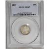 Image 3 : 1869 10C MS67 PCGS. Competition from fractional curren 