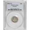 Image 3 : 1874-CC 10C Arrows AG3 PCGS. The 1874-CC Arrows dime i 