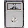 Image 3 : 1880 10C MS68 NGC. The skimpy mintage of 37,355 pieces 