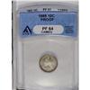 Image 1 : 1885 10C PR64 Cameo ANACS. Deeply reflective with nice 