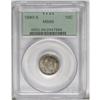 Image 3 : 1893-S 10C MS65 PCGS. Tan borders and cream-gray inter 