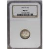 Image 3 : 1907-D 10C MS65 NGC. As early D-mint Barber dime issue 