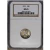 1911 10C MS65 NGC. Lustrous surfaces show light apple- 