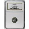 Image 3 : 1914 10C PR66 Cameo NGC. Faint peripheral honey patina 