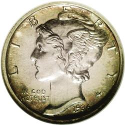 1936 10C PR67 NGC. The premier proof issue in the Merc 