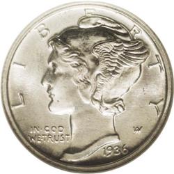 1936 10C PR67 NGC. Crisply struck and essentially pris 