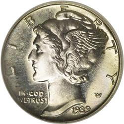 1939 10C PR68 NGC. A conditionally scarce offering, bo 