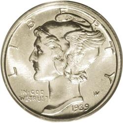 1939 10C PR68 PCGS. Pristine mirrored surfaces are unt 