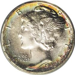 1942 10C PR68 PCGS. The final proof issue in the Mercu 