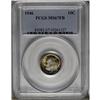 1946 10C MS67 Full Bands PCGS. Lovely golden-brown, se 