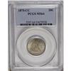 Image 3 : 1875-CC 20C MS64 PCGS. Cartwheel luster readily penetr 