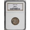 Image 1 : 1875-S 20C MS63 NGC. A richly toned and sharply struck 