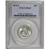 Image 3 : 1875-S 20C MS65 PCGS. Breen-3875, Doubled "$" Mintmark 