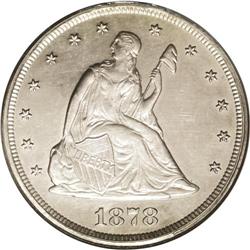 1878 20C PR62 ANACS. Final year of issue for the serie 