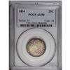 Image 1 : 1834 25C AU50 PCGS. B-4, R.1. This nicely struck coin, 