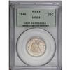 Image 3 : 1846 25C MS64 PCGS. Perhaps it is the fame of half dim 