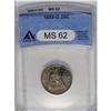 Image 1 : 1859-O 25C MS62 ANACS. This example has subdued luster 