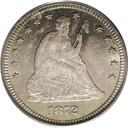 1872 25C MS64 PCGS. An extremely important opportunity 