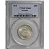 Image 3 : 1874 25C Arrows MS65 PCGS. A Superb Gem with exquisite 