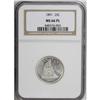 Image 1 : 1891 25C MS66 Prooflike NGC. An alluring and brilliant 
