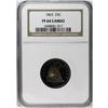 Image 3 : 1863 25C PR64 Cameo NGC. This beautiful Civil War issu 