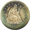 Image 1 : 1870 25C PR66 NGC. Lavish sea-green, plum, and rose-go 