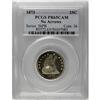 Image 3 : 1873 25C No Arrows PR65 Cameo PCGS. Light rose toning 