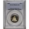 Image 1 : 1880 25C PR64 Cameo PCGS. A gorgeous near-Gem with dee 