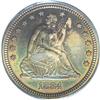 Image 1 : 1884 25C PR66 PCGS. Each side is bathed in sea-green w 