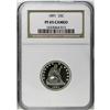Image 3 : 1891 25C PR65 Cameo NGC. Thickly frosted legends and d 