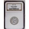Image 3 : 1907 25C PR66 Cameo NGC. This striking Premium Gem Cam 
