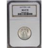 Image 3 : 1917 25C Type One MS67 Full Head NGC. Virtually full, 