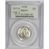 Image 1 : 1917-D 25C Type Two MS63 Full Head PCGS. An exquisitel 