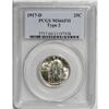 Image 3 : 1917-D 25C Type Two MS66 Full Head PCGS. An untoned si 