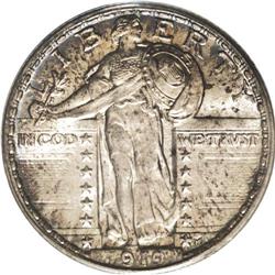 1919 25C MS66 Full Head PCGS. A surprisingly sharply s 