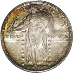 1919 25C MS66 Full Head PCGS. A bold striking with ric 
