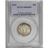 Image 3 : 1919 25C MS66 Full Head PCGS. A bold striking with ric 
