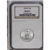 Image 1 : 1924-D 25C MS67 S NGC. A fully lustrous and virtually 