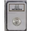Image 1 : 1927 25C MS66 Full Head NGC. A brilliant and seemingly 