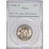 Image 1 : 1928-S 25C MS66 PCGS. An attractive Premium Gem with g 