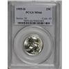 Image 1 : 1955-D 25C MS66 PCGS. A satiny and untoned example wit 