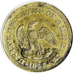 1836 P2C Two Cent, Judd-54A, Pollock-57, R.6, PR61 Bro 