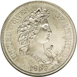 1859 P50C Half Dollar, Judd-237, Pollock-293, R.4, PR6 