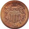 Image 1 : 1863 2C J-312 PR65 Red and Brown NGC.From The Antigo C 