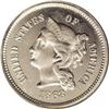 1868 3CN Three Cent Nickel, Judd-618, Pollock-687, R.4 